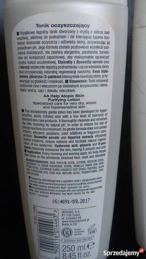 NOWY Płyn micelarny AA Cera wrażliwa 200 ml Wrocław sprzedam