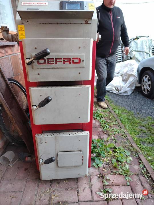 Kocioł Defro 15kw ekogroszek miał drewno trociny Potok Wielki