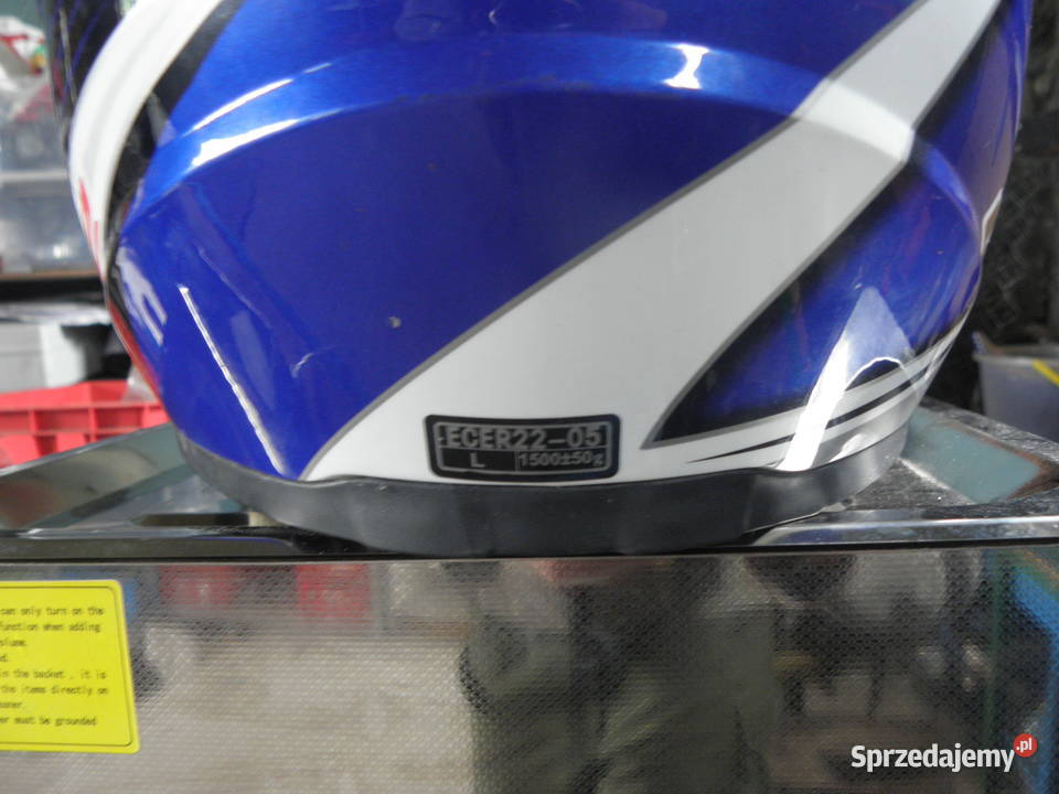 Kask motocyklowy z blendą i pinlockiem Andrychów