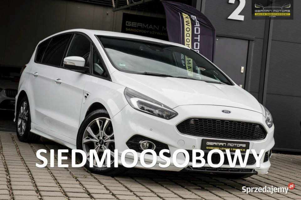 Ford S ST Line 7 osobowy Kamera Cofania Ledy biały pomorskie Dębogórze