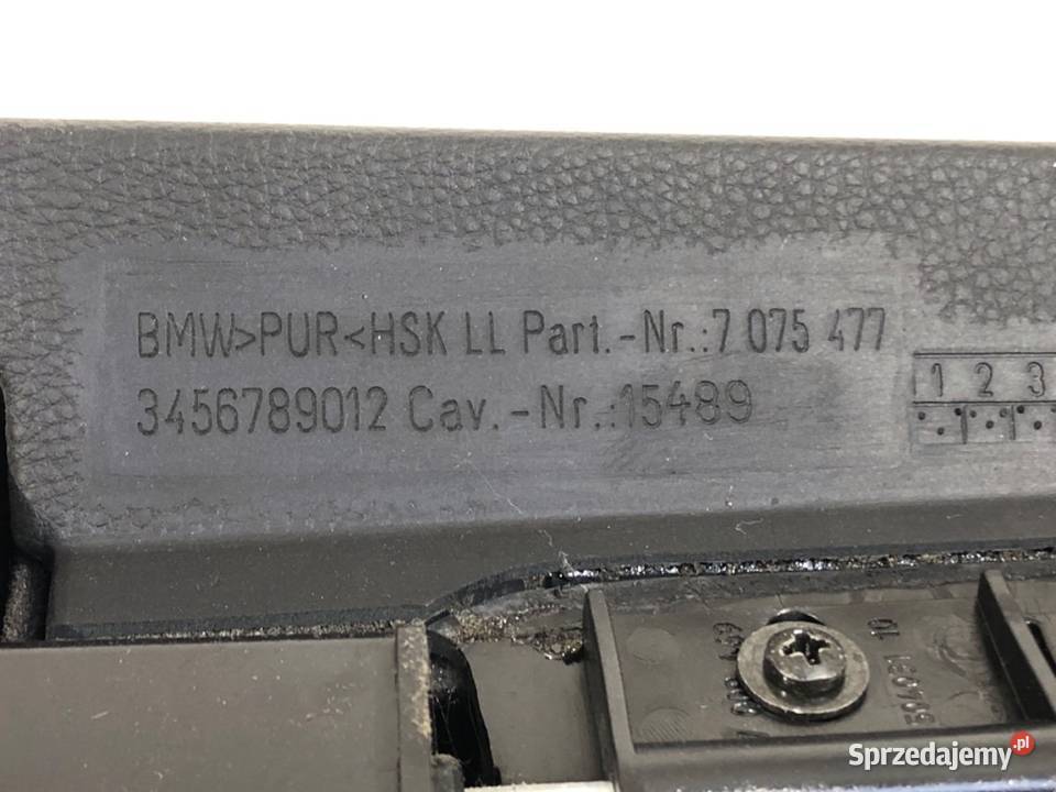 SCHOWEK BMW E90 SedanLimuzyna 0412 7120408 PÓŁKA