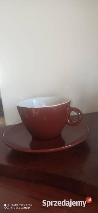Filiżanka na spodku wielka Brąz pomorskie Gdańsk