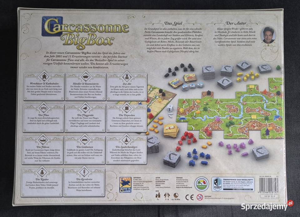 Nowa gra planszowa Big Box Carcassonne Rodzinne Bytom