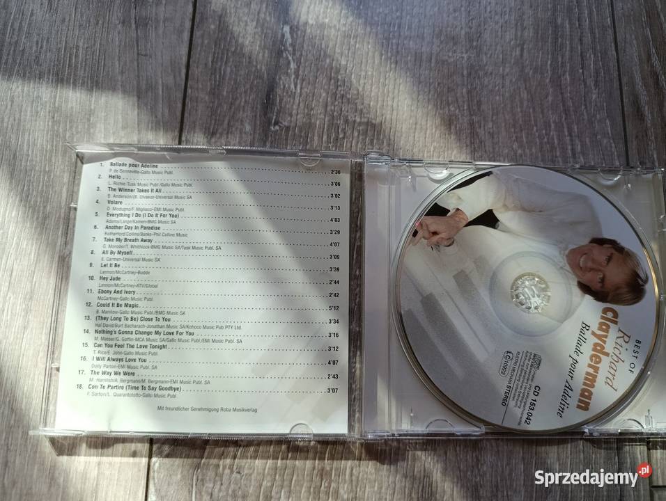 Richard Clayderman Ballade pour Adeline wielkopolskie Poznań