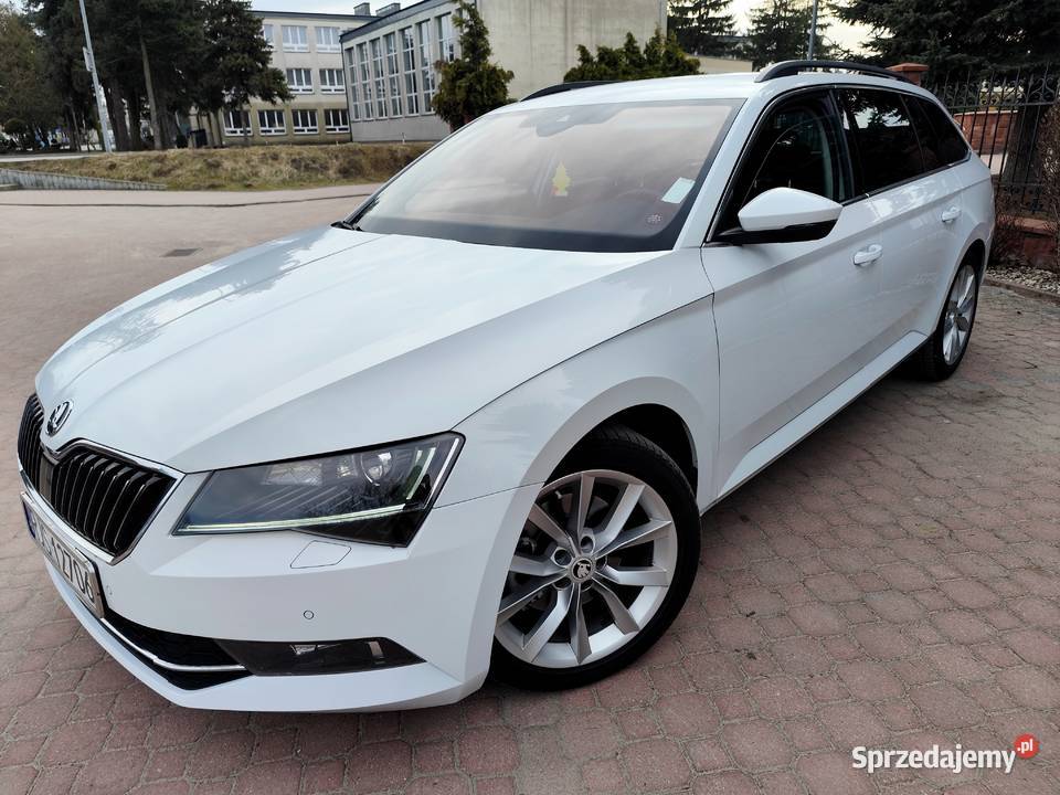 Skoda Superb III 20 TDI 150K Biała Perła Ledy podkarpackie