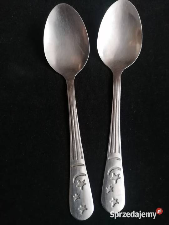 Łyżeczka dziecka Stainless SteelDwie łyżeczki łódzkie