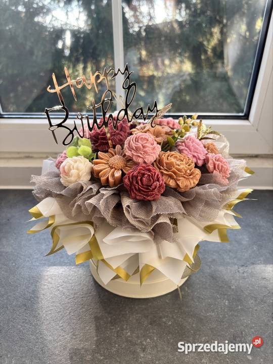 Bukiet z mydlanych kwiatów Flowerbox kujawsko-pomorskie Kikół