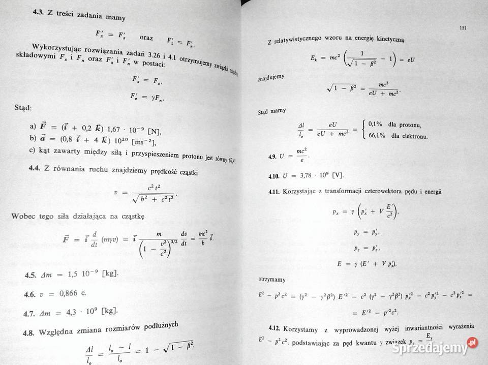 Zbiór zadań z fizyki z rozwiązaniami część I W Chełm