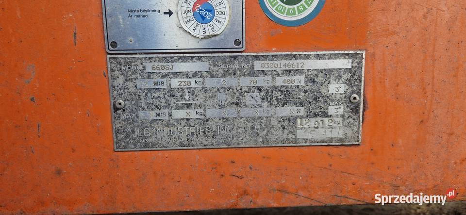 Podnośnik JLG660SJ wolnobieżny teleskopowy Będzin