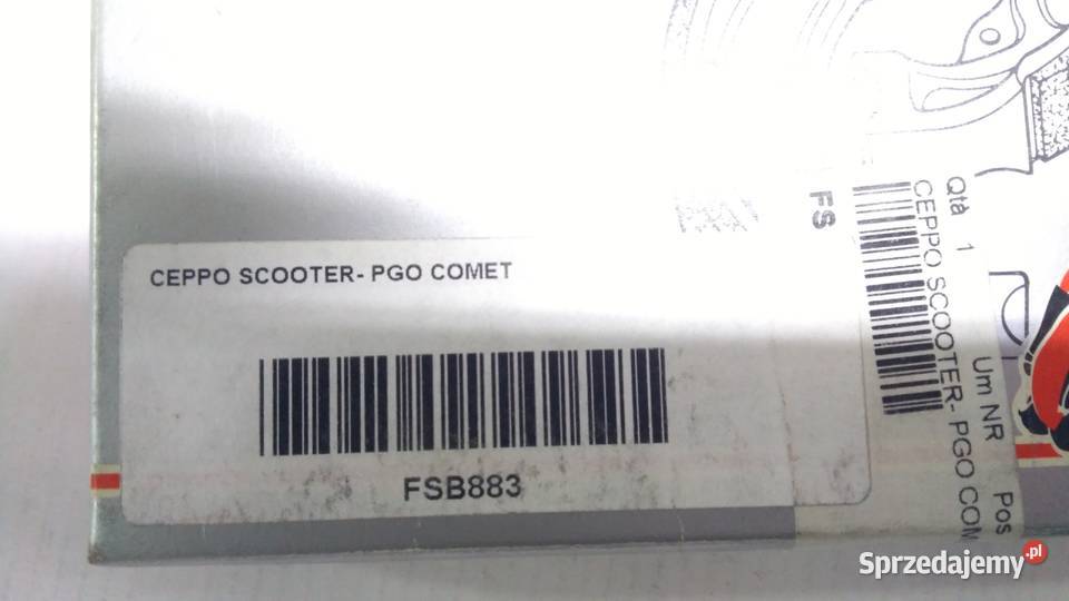 Szczęki hamulcowe Ferodo FSB883 PGO COMET 50 Bielsk Podlaski