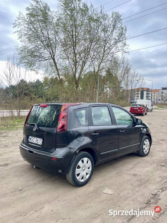 Nissan Note 2009 14 Gaz HAK Note mazowieckie Warszawa