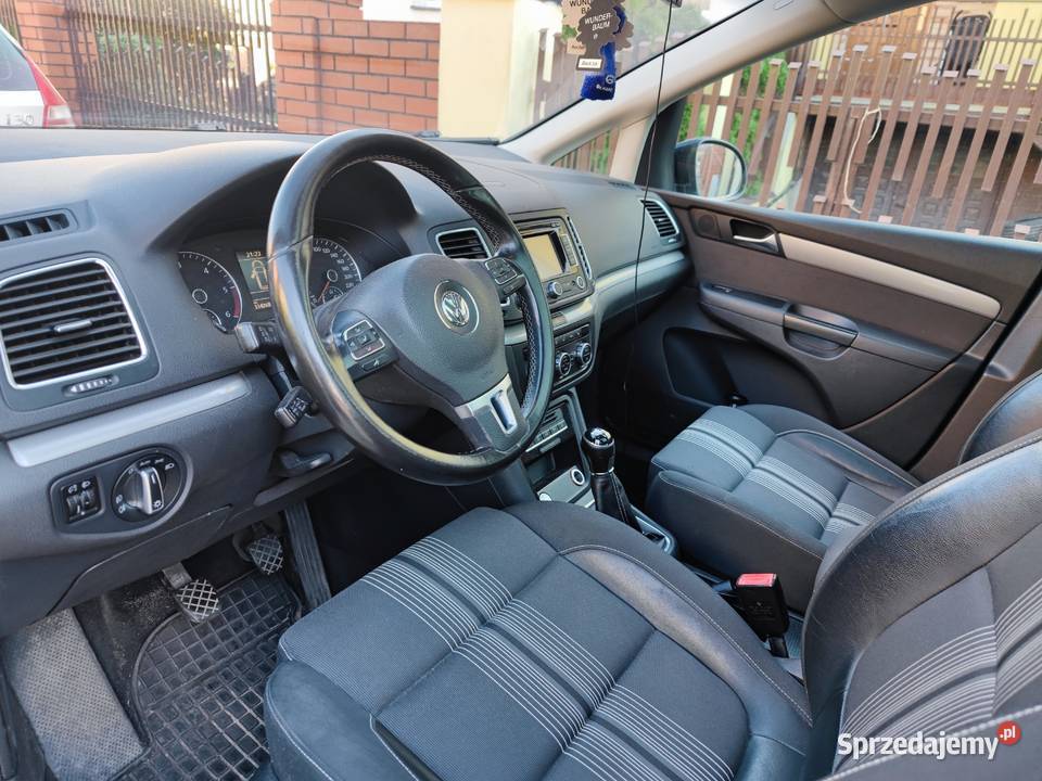 VW Sharan 20tdi 177 2013r kamera cofania Samochody osobowe Mława