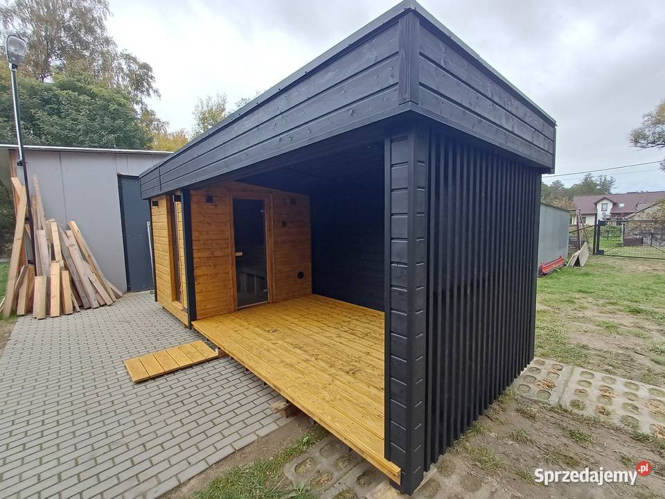 Sauna Ogrodowa izolowana z dużym Tarasem mazowieckie Płock