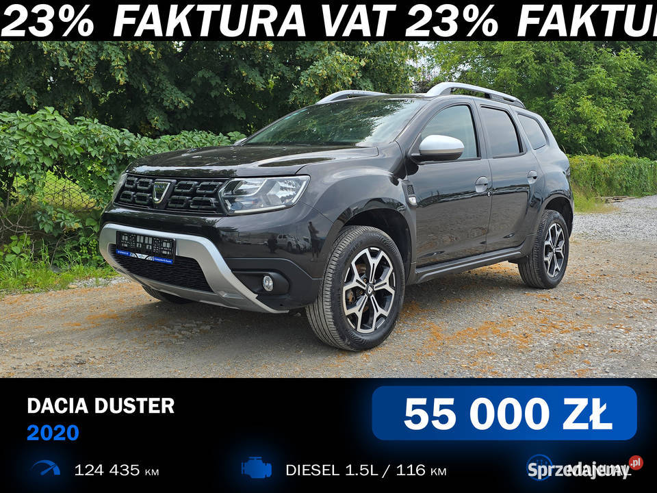 Dacia Duster Blue dCi 115 2WD Prestige Rok produkcji 2020 Rzeszów