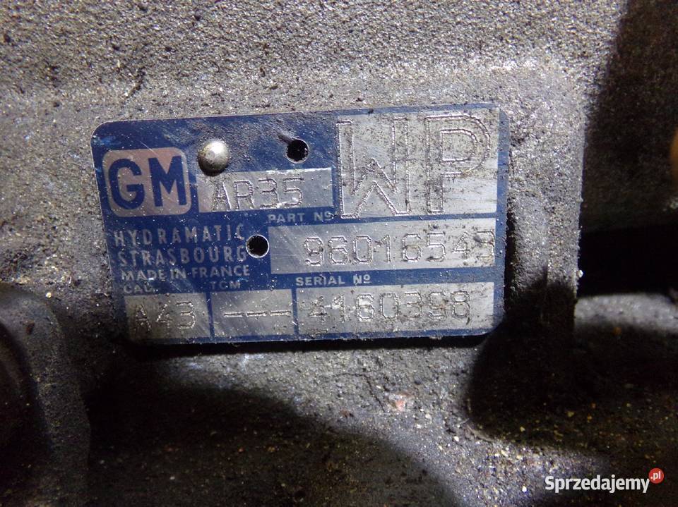 OPEL SENATOR 25 B 90r 140 skrzynia biegow osobowe Suków