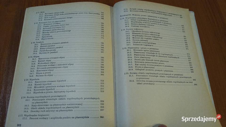Elementy rachunku wektorowego i geometrii Gdańsk