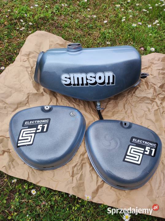 Zbiornik paliwa bak boczki Simson S51 orginalne