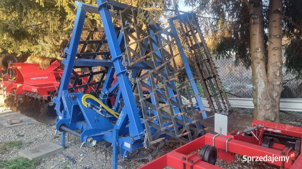 Brona Polowa z Wałkami hydrauliczne składana 6 m Ziębice sprzedam