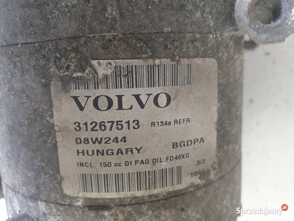 SPRĘŻARKA KLIMATYZACJI Volvo V70 III 20 16V Kompresory klimatyzacji lubelskie Chełm