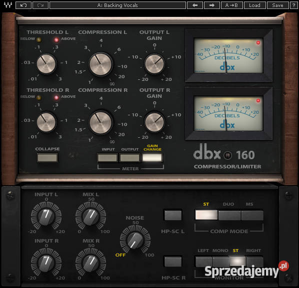 Waves dbx 160 Compressor Limiter plugin VST AAX