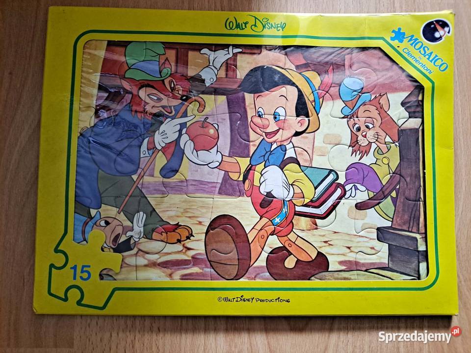 Puzzle Clementoni Pinokio 1983 Italy 3 lata+ Puzzle małopolskie Kraków