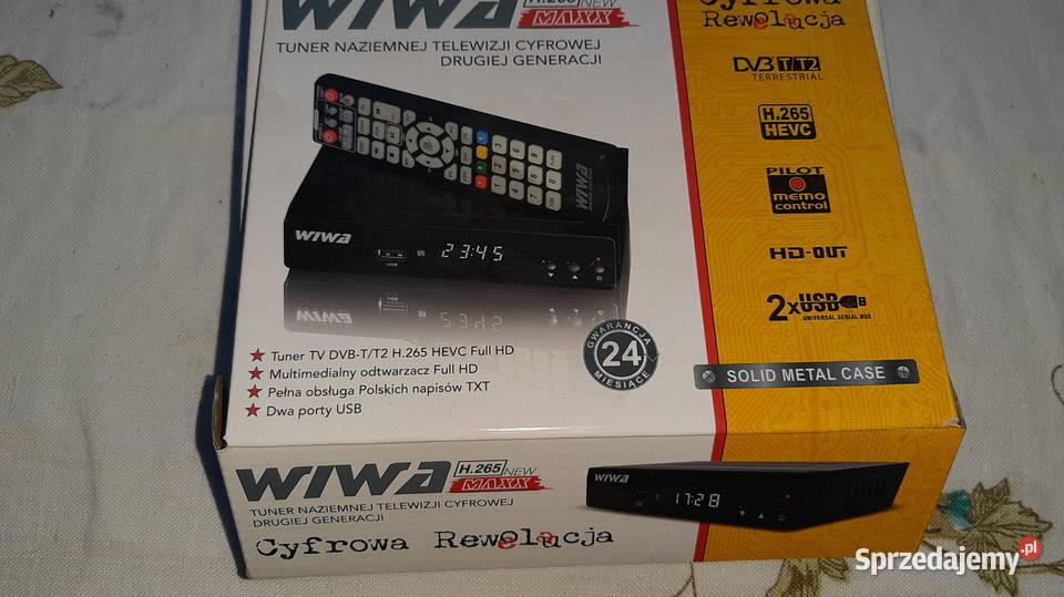 Telewizja tuner Wiwa DvBT2 śląskie Sosnowiec