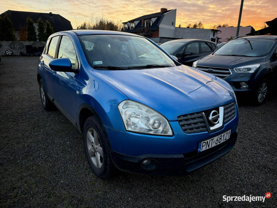 Nissan Qashqai Klimatronic zarejestrowany niebieski Qashqai Zbąszyń sprzedam