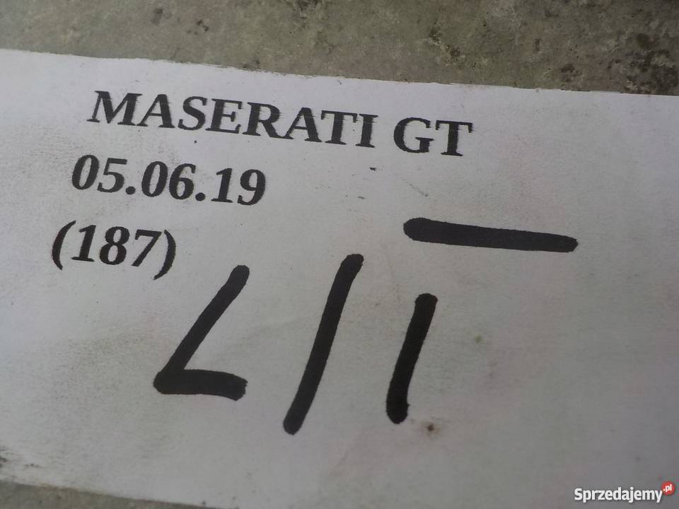 WAHACZ TYŁ DOLNY LEWY MASERATI GRANTURISMO Zawieszenie i układ kierowniczy wielkopolskie Nowy Tomyśl