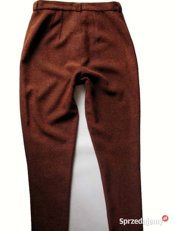 Eleganckie spodnie damskie 38 M biodra 96 Bez wzoru Moda i Styl Siedlce