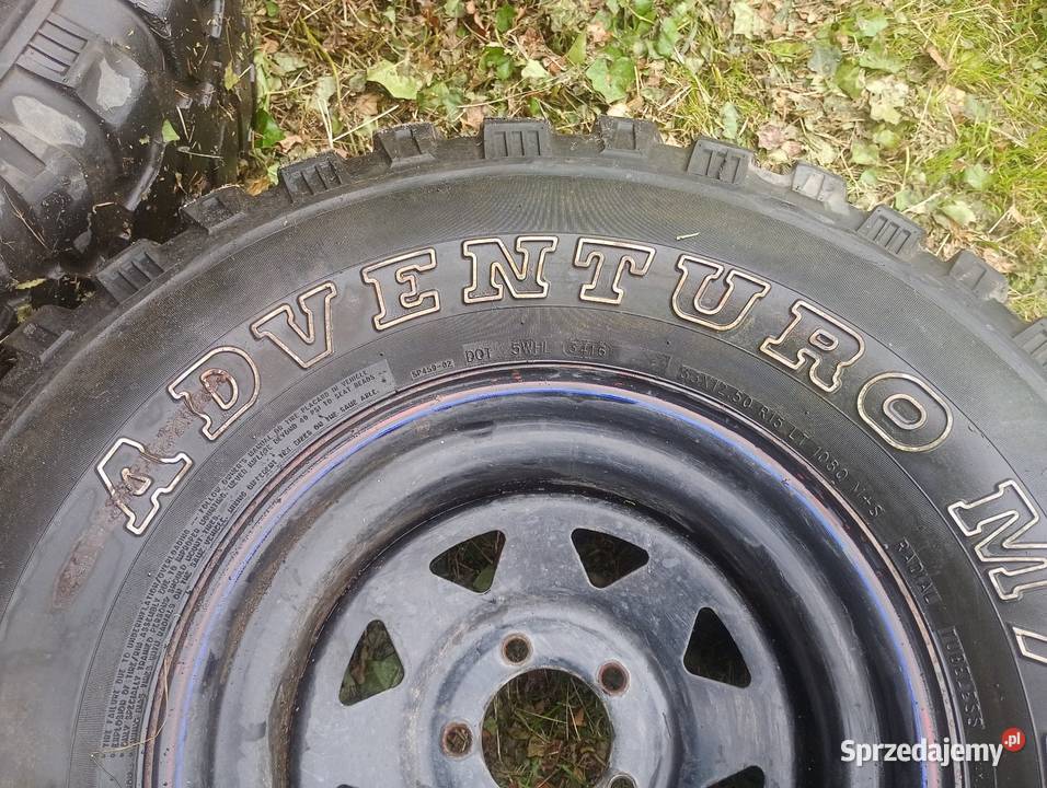 Komplet kół i opon 33 cale jeep Cherokee xj 40B Bolszewo