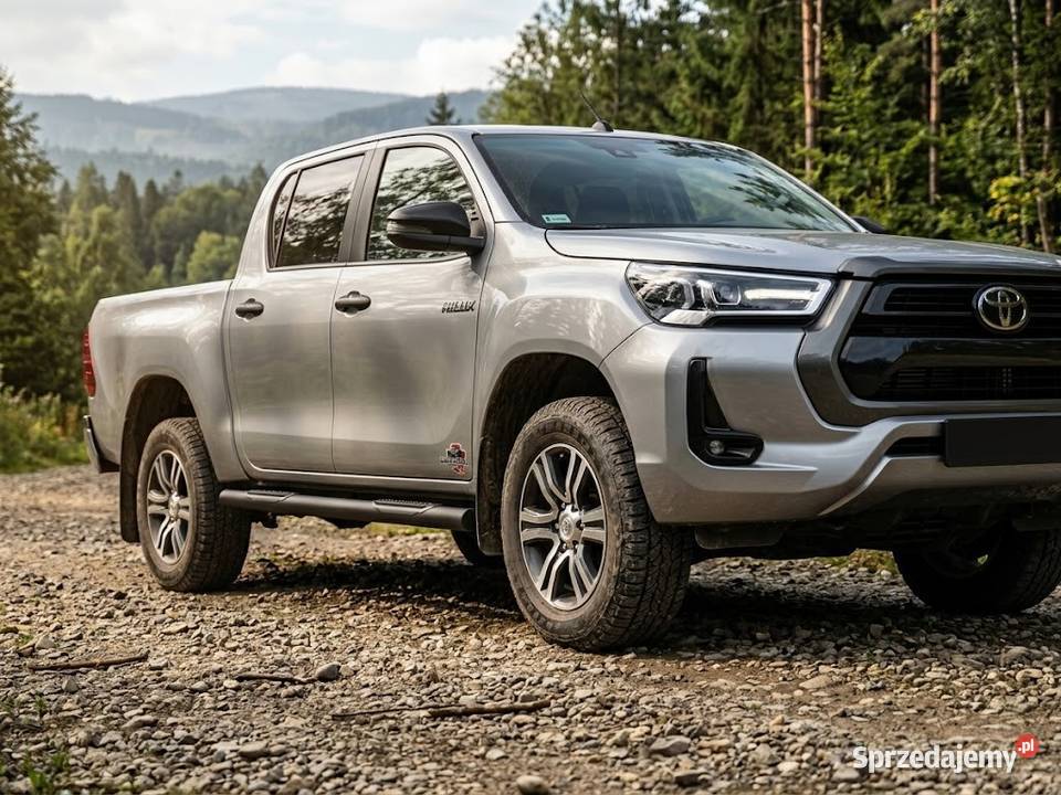 Progi orurowanie Boczne CZARNE 70mm Toyota Hilux warmińsko-mazurskie Pasłęk