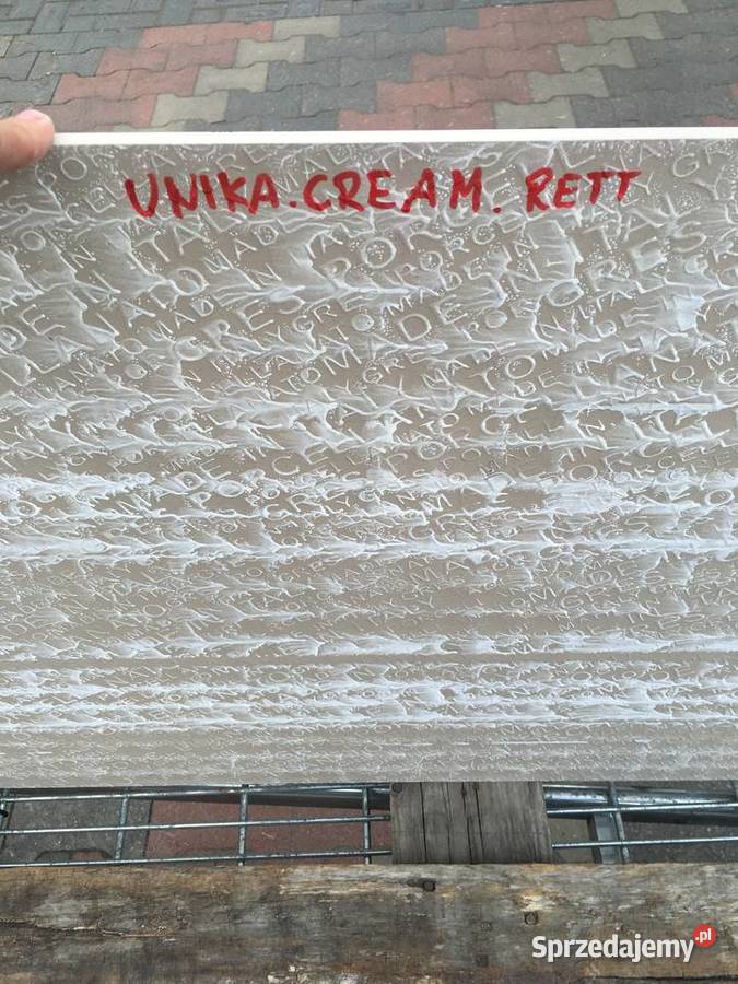 Gres płytka podłogowa unika cream 596x1194 rett Reguły