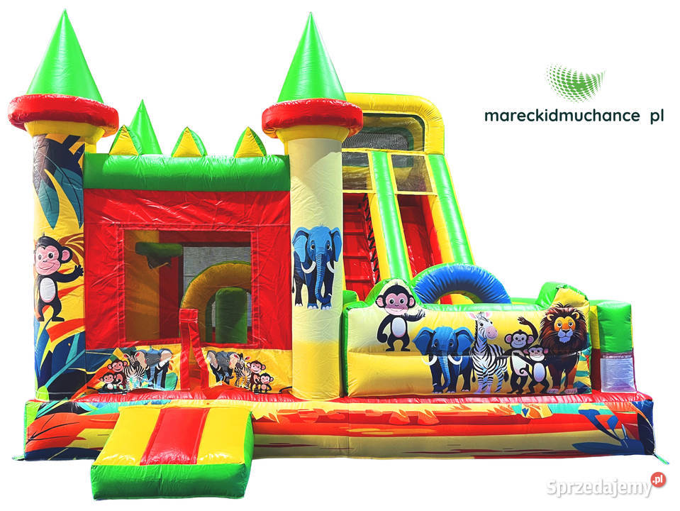 NOWA Dmuchana Zjeżdżalnia Dmuchane Zjeżdżalnie 3 lata+ podkarpackie Radymno