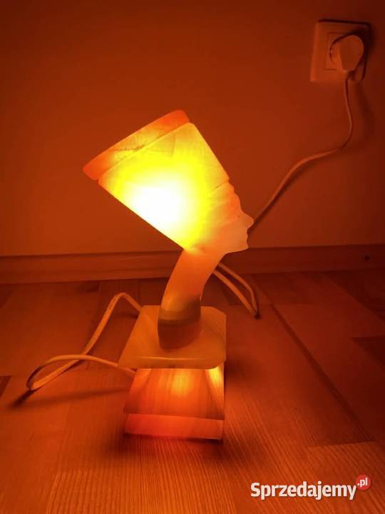 Lampka nocna Nefretete alabaster