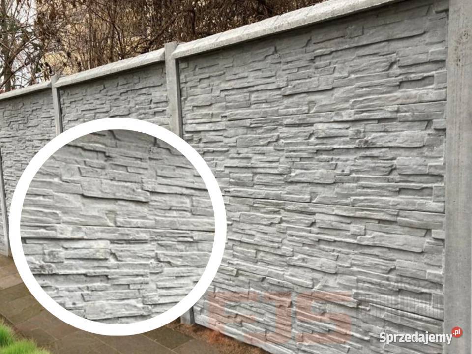 PŁOT BETONOWY OGRODZENIE BETONOWE PŁYTY