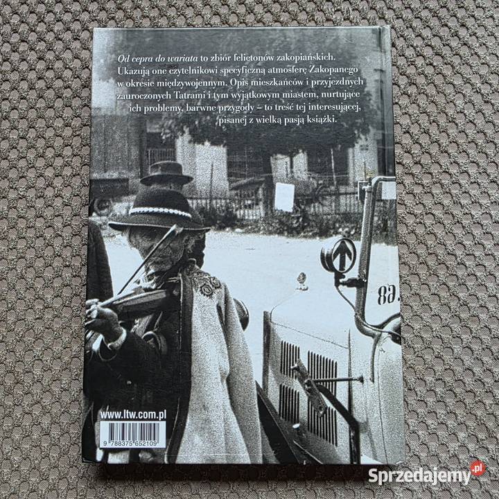 cepra do wariata Felietony zakopiańskie Rafał ISBN 9788375652109 Kraków