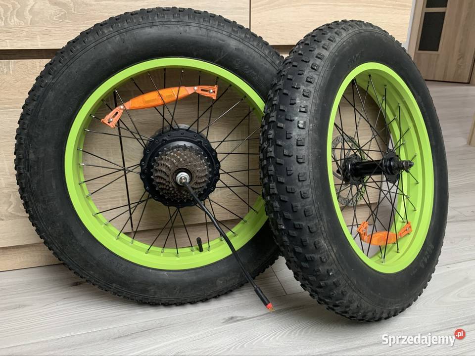 Komplet kół do roweu elektrycznego z silnikiem śląskie sprzedam