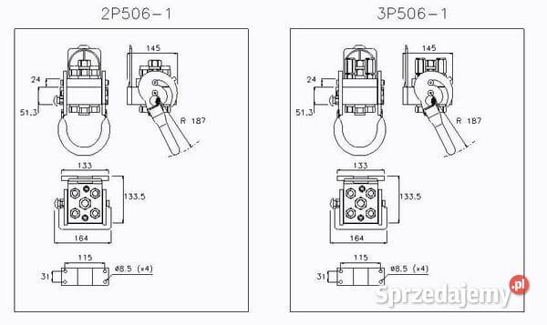 Szybkosprzęg DN10 5 x 15L część stała Kamionna sprzedam