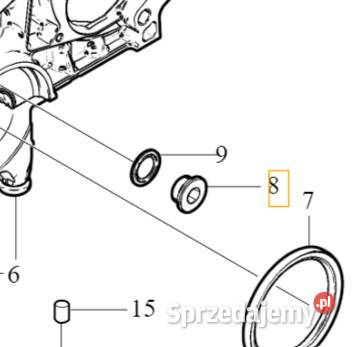 VOLVO zaslepka wkrecana bloku silnika 16D OE Bielany Wrocławskie