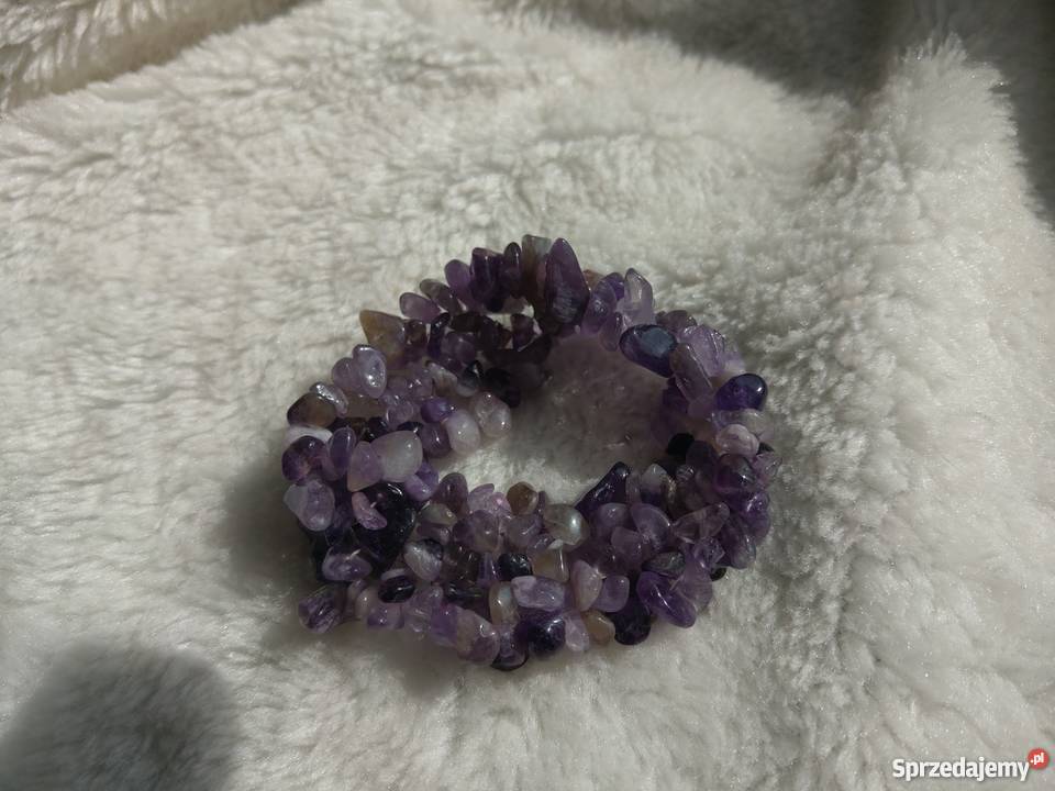 Biżuteria z naturalnych kamieni AMETYST sprzedam