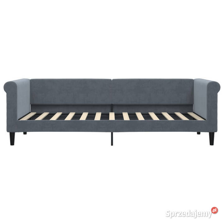 Sofa rozsuwana ciemnozielona aksamit 80x200 Warszawa