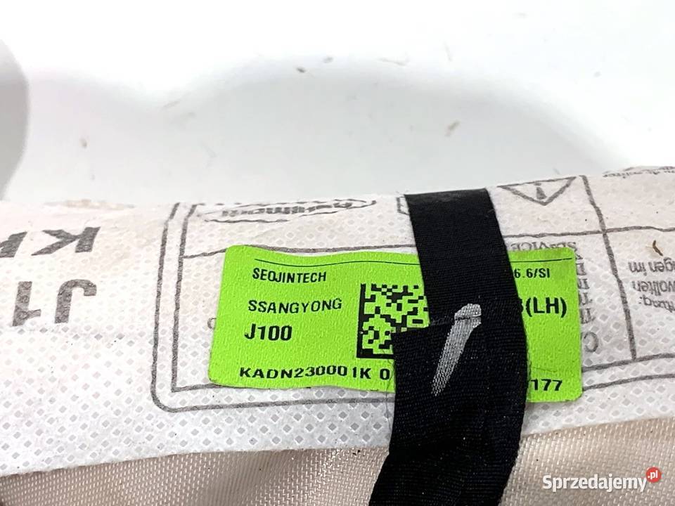 KURTYNA POWIETRZNA LEWY SSANGYONG TORRES podkarpackie