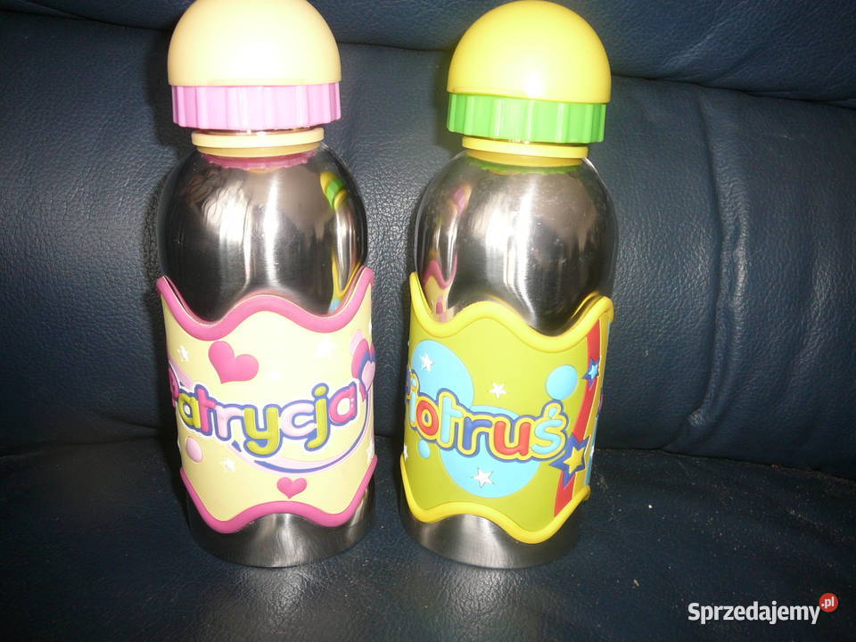 Butelka aluminium na rower dziecinna z imeniem Wrocław