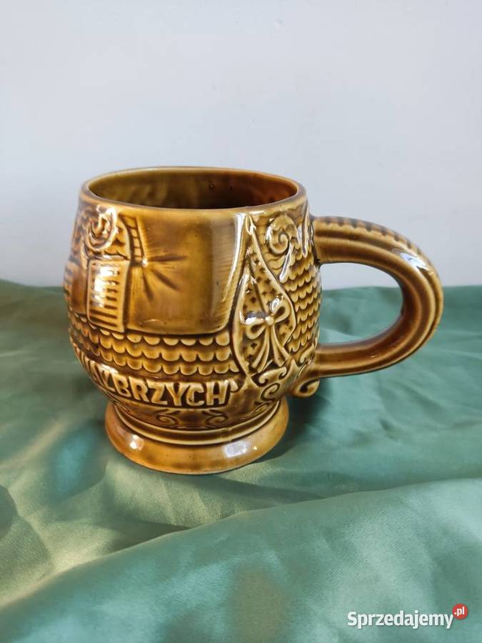 Kufel do piwa ceramiczny Bolesławiec Głuchołazy