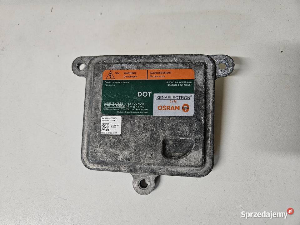 OPEL MOKKA MODUŁ PRZETWONICA XENON OSRAM Międzychód