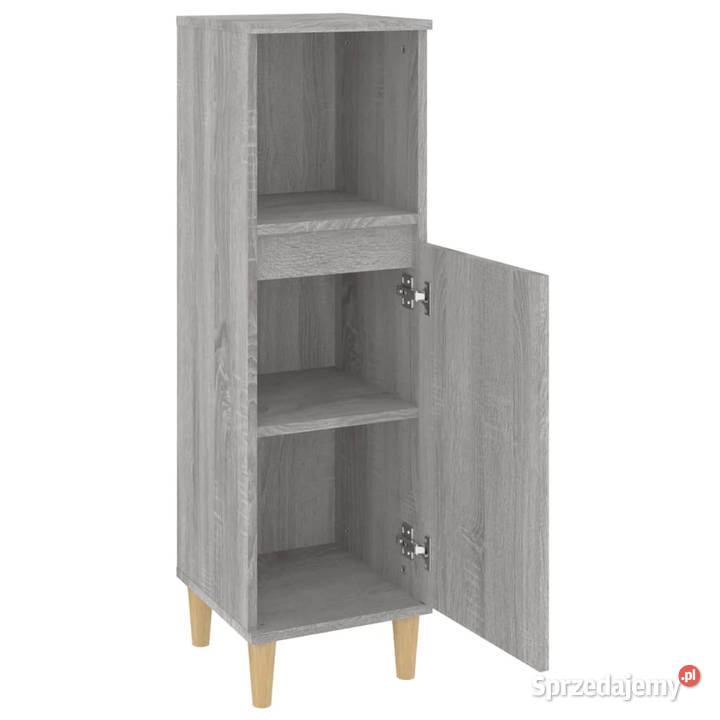 Szafka łazienkowa szary dąb sonoma 30x30x100 Dom i Ogród Warszawa