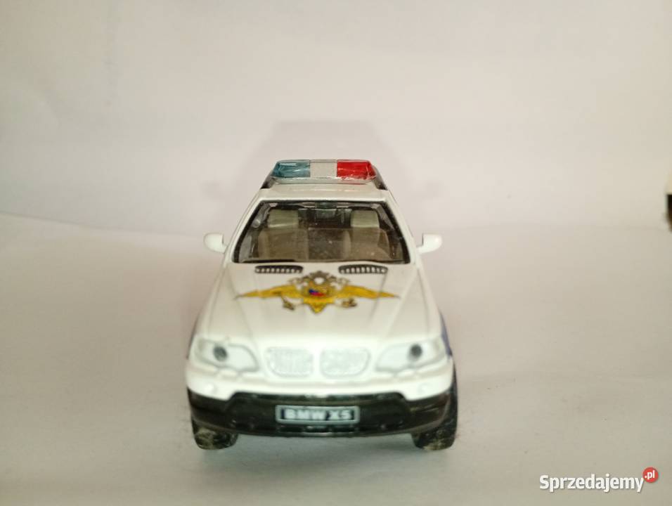 model radiowozu milicji Radzieckej BMW X 5 Gdańsk