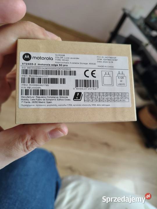 NOwy Motorola edge 50 pro lubuskie Lubsko sprzedam