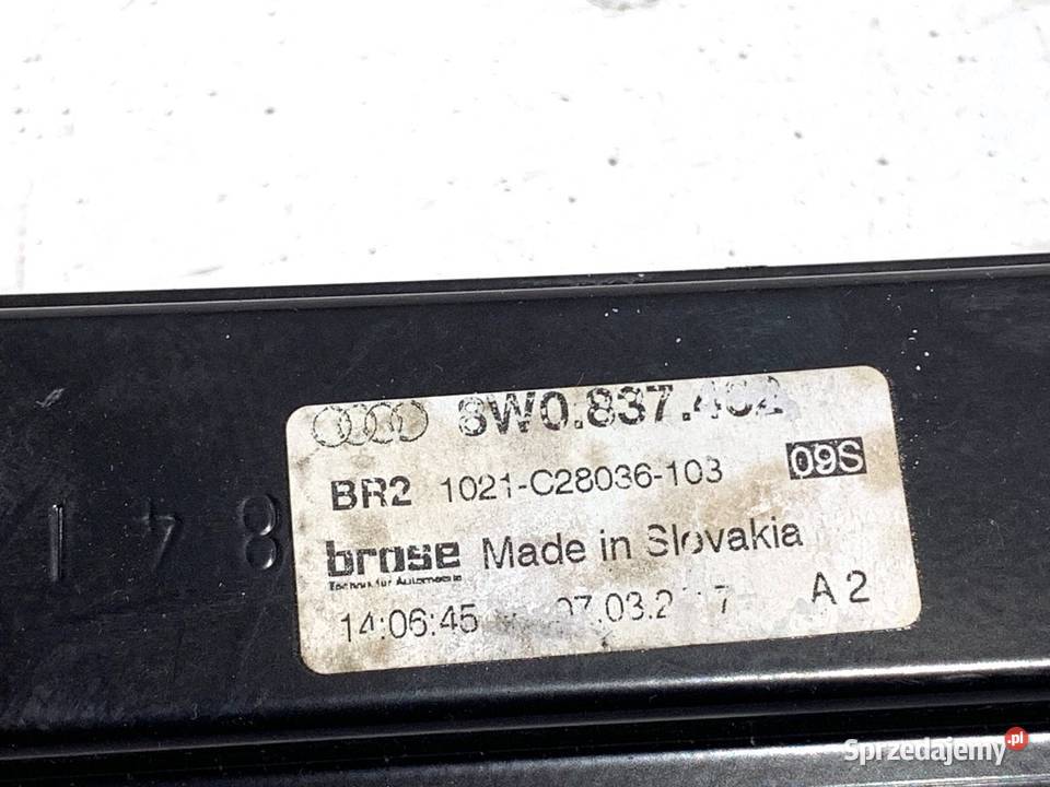 PODNOŚNIK SZYBY PRAWY PRZÓD AUDI A4 B9 Kombi podkarpackie sprzedam