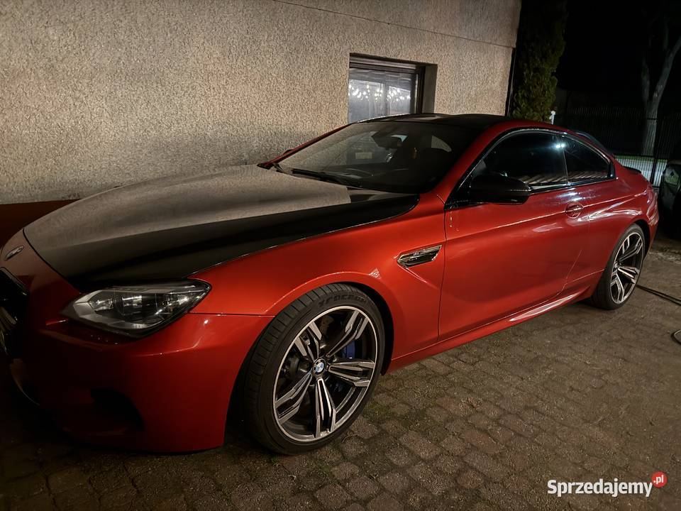 BMW M6 F13 Sakhir Orange Czarna skóra Super stan nieuszkodzony Kębłowo